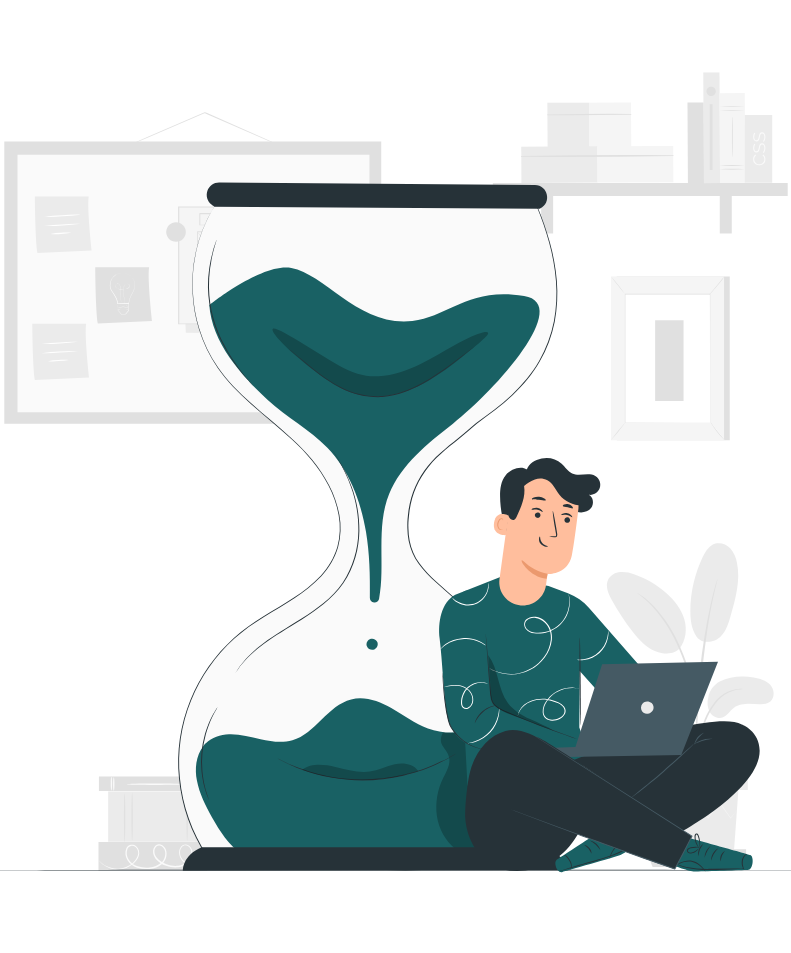 Illustration of business growth analysis with charts, graphs, and strategy planning elements representing performance evaluation and improvement.