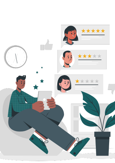 Illustration of innovative technology solutions with digital icons representing cloud computing, AI, and data analysis, symbolizing modern tech advancements.